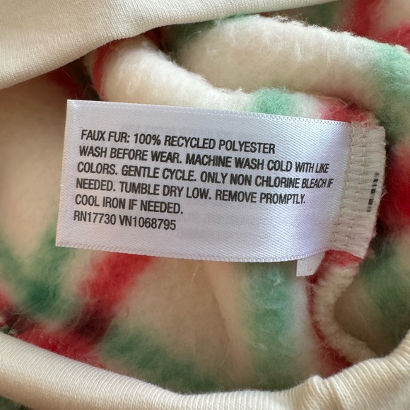 Baby Cat & Jack Faux Fur Holiday Set Size 3-6 Months NWT - Picture 5 of 5